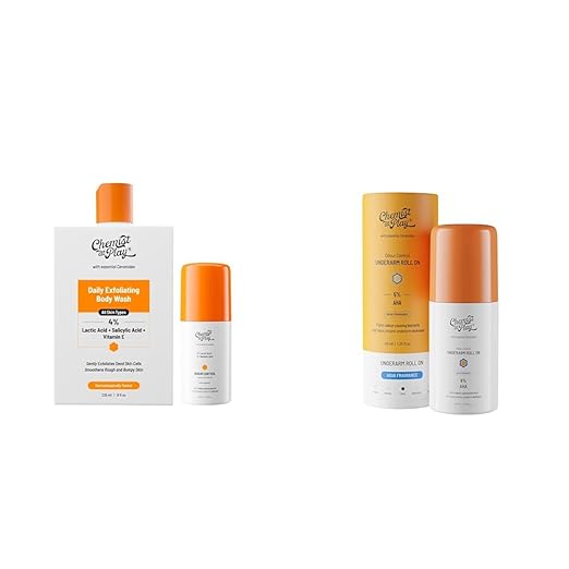 Chemist At Play Exfoliating Body Wash + Under Arm Roll On