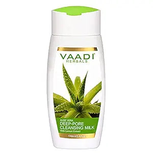 Vaadi Herbals Aloevera Deep Pore Cleansing Milk with Lemon Extract - 110 ml