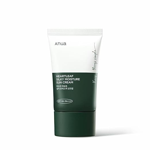 Anua Hearleaf Silky Moisture Suncream - 50 ml