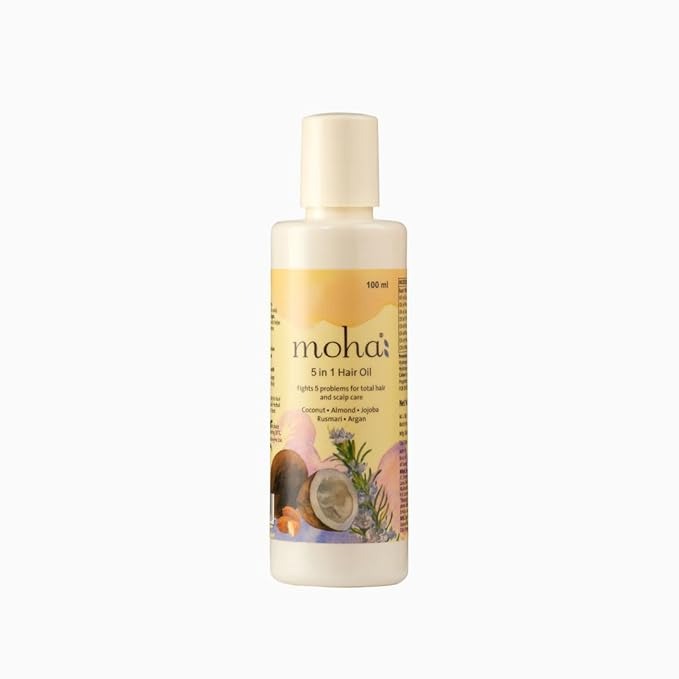 Moha:5 In 1 Hair Oil For Hair Growth - 100 ml