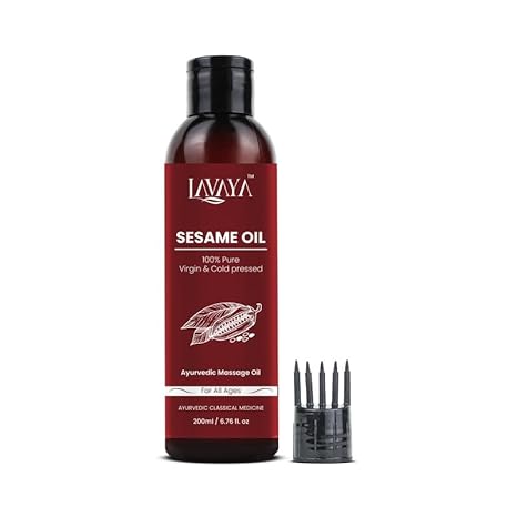Lavaya Sesame Oil for Skin & Hair Pure Cold Pressed Oil - 200 ml