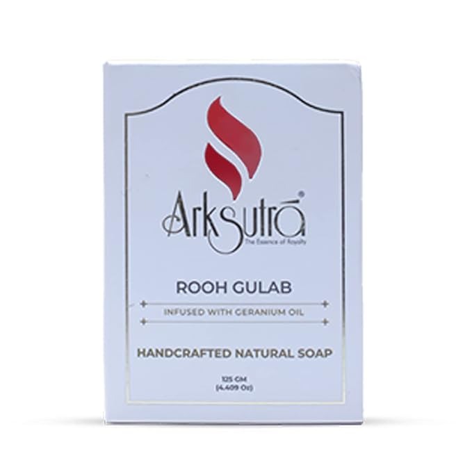 Arksutra Rooh Gulab Soap Infused With Geranium - 100 gms