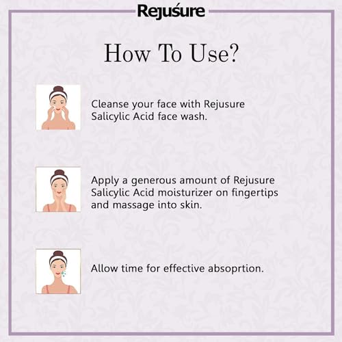 Rejusure 2% Salicylic Acid Moisturizer - 50 Ml | Pack of 2