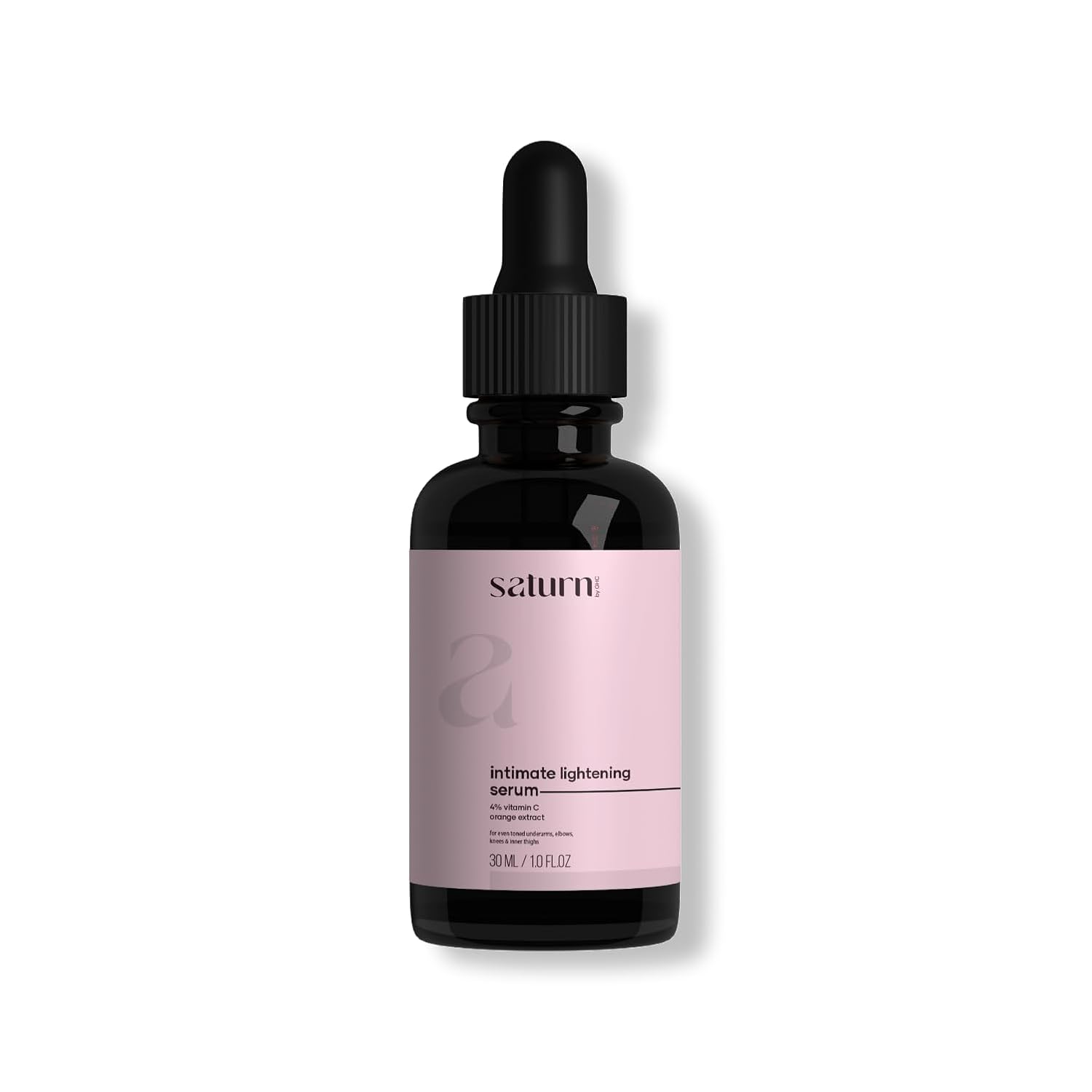 Saturn by GHC Intimate Lightening Serum with Orange Extract & Vitamin C for Lightens Dark Underarms, Back, Neck & Bum, 30 ml