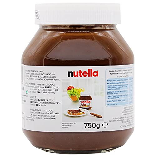 Nutella Ferrero Chocolate Spread Jar - 750 gms