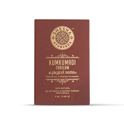 Shesha Naturals Kumkumadi Thailam Ayurvedic Night Serum - 5 ml