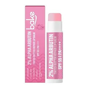 Bake 2% Alpha Arbutin Tinted Butter Brightening Lip Balm SPF 55 PA++++ - 5 gms