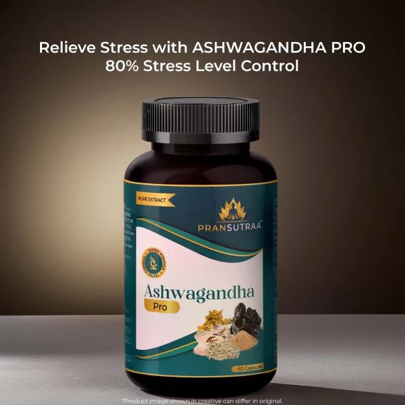 Pransutraa Ashwagandha Pro 60 Capsules 800mg - 60 caps