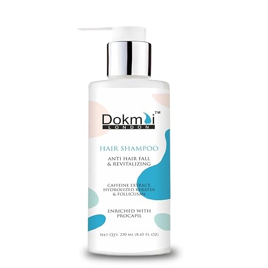 Dokmai London Hair Shampoo Anti hair Fall & Revitalizing Caffeine Extract - 250 ml
