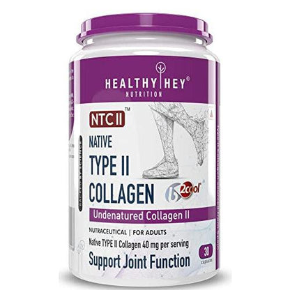 HealthyHey NTC II Type 2 Collagen Supports Joints - 30 Capsules