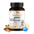 Prasatti Herbal Organic Plant Based Calcium Magnesium Zinc Supplement - 120 Veg Caps