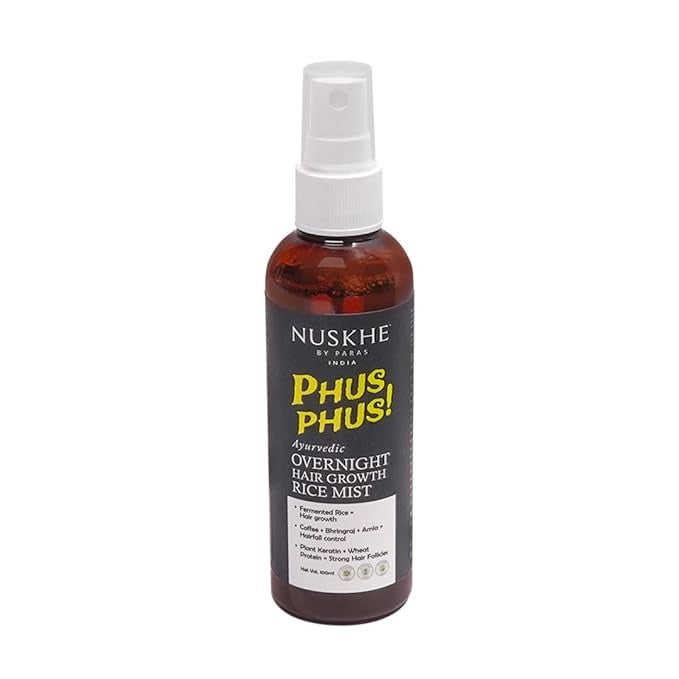 Nuskhe by Paras Ayurvedic Overnight Hair Growth Rice Mist for Extreme Hair Growth - 100 ml
