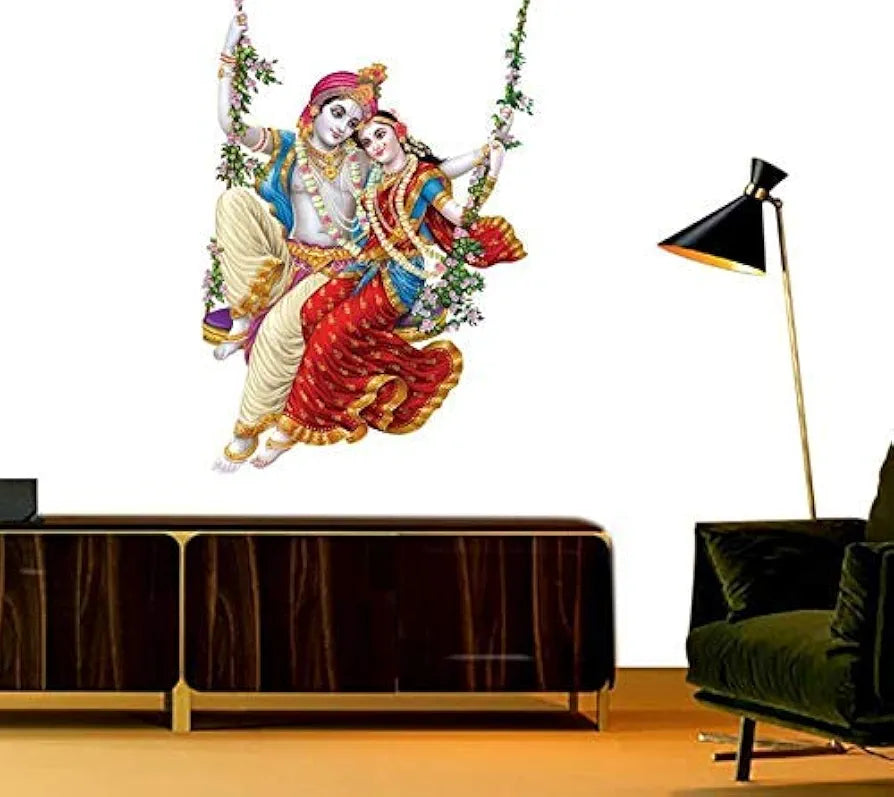 Rangoli Large Wall Sticker Multicolor Vinyl 50 or 70 CM