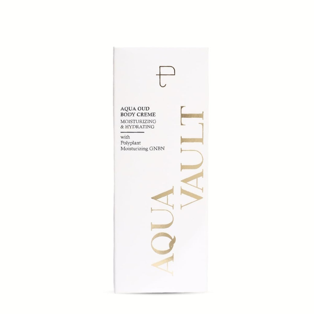 PERSONAL TOUCH SKINCARE Aqua Vault Aqua Oudh Hydrating Body Cream with Essential Vitamins A, E & Fatty Acids Combined with the Goodness of Shea Butter, 200ml