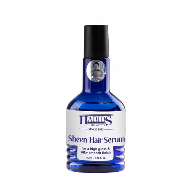 Habibs Orgamatics Sheen Hair Serum For Smooth Anti-Frizz Hair Serum - 100 ml