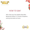 GLAMOUR WORLD Ayurvedic Glow Mint Moisturiser Cream - 100 ml (Pack Of 2)