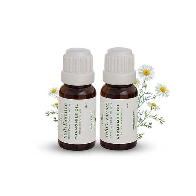 Xalivessence Chamomile Essential Oil - 15 ml (Pack of 2)