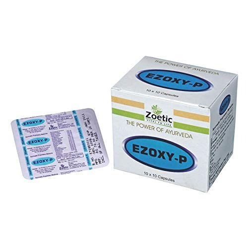 Zoetic EZOXY-P Capsule Natural Way to Improve Breathing - 10 Cap (Pack of 10 Strips)