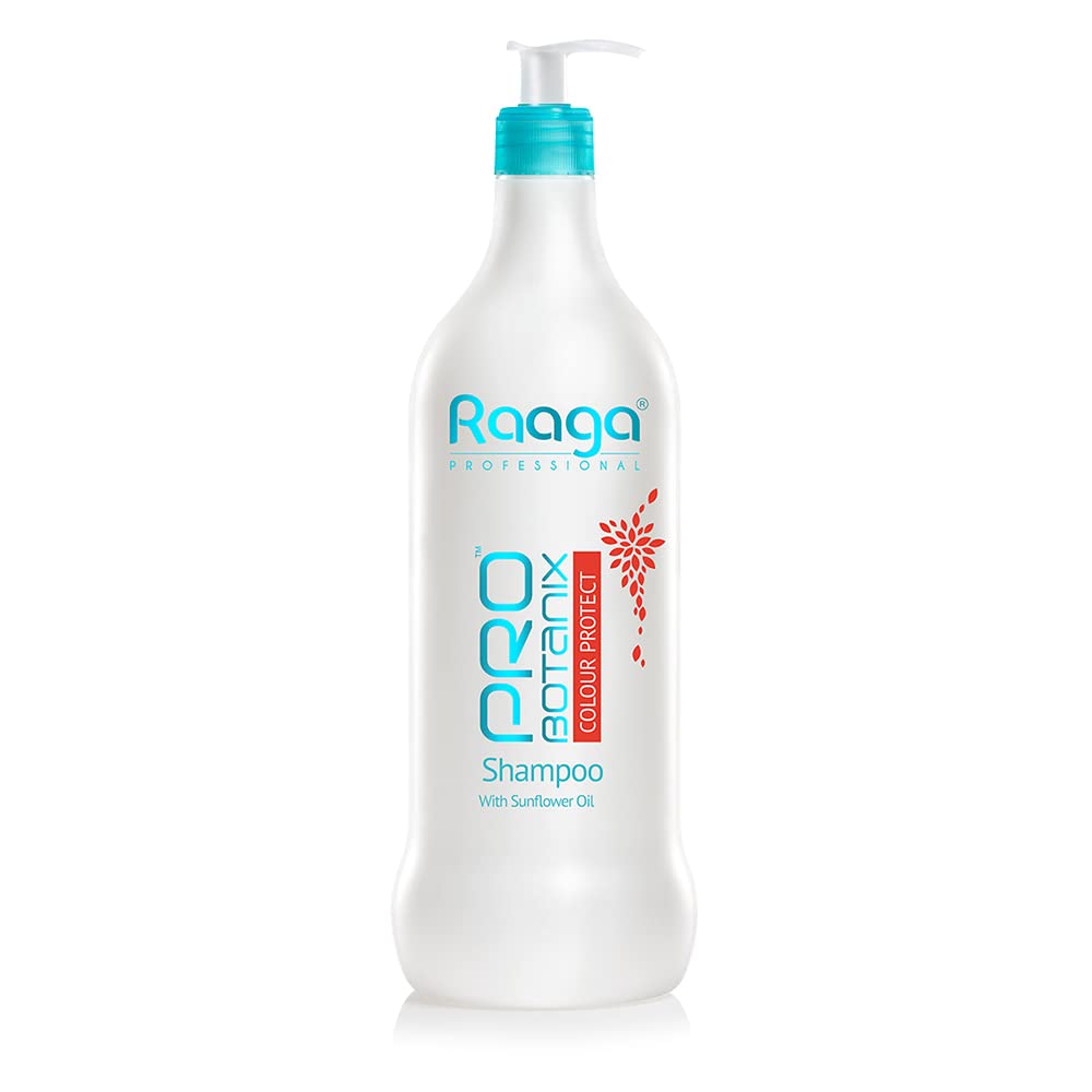 Raaga Professional Pro Botanix Colour Protect Shampoo with Sunflower Oil | Helps Protect and Retains Hair Color, Reduces Breakage | Suitable For Men and Women (1000 ml)