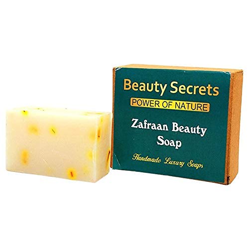 Beauty Secrets Cold pressed Handmade Zafraan Soap - 100 gms