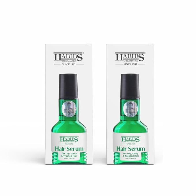 Habibs Orgamatics Hair Serum Dry Curly & Treated Hairs