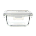 Femora Borosilicate Glass Containers for Kitchen | Storage Box for Kitchen With Air Vent Lid | Set of 1 | 300 Ml