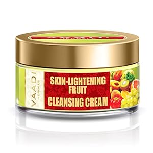 Vaadi Herbals Skin Lightening Fruit Cleansing Cream - 50 gms