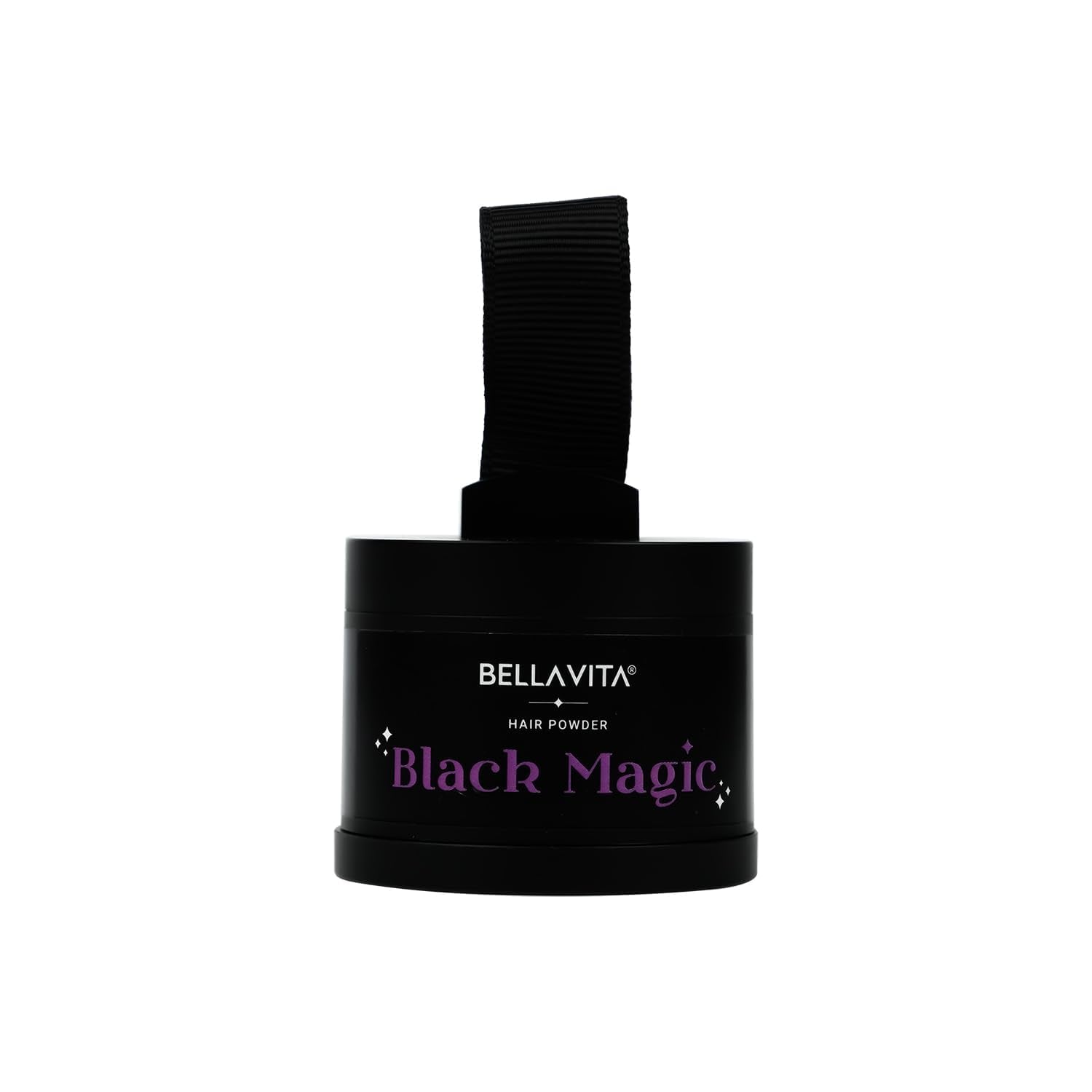 BELLAVITA Black Magic Hair Powder | Covers Grey Hair & Bald Spots Instantly | Root Touch Up | Sweat-Resistant & Long-Lasting Formula | Natural Looking Colour | 4g