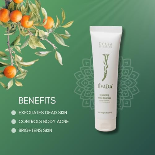 Jivada Exfoliating Body Cleanser with Grapefruit & Mandarin - 100 ml