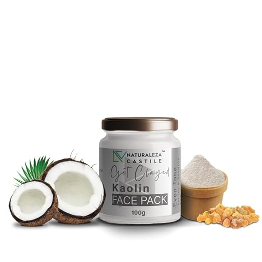 Naturaleza Castile Kaolin Face Pack For Men And Women - 100 gms