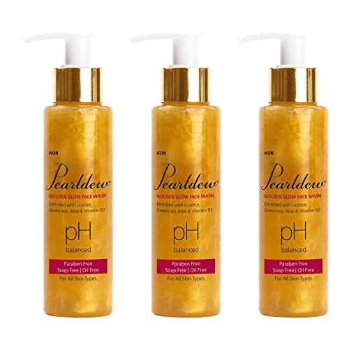 Pearldew Golden Glow Face Wash - 100 Ml | Pack of 3