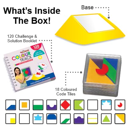 Toymate Colour Track Logic Puzzle Game 120 Challenges
