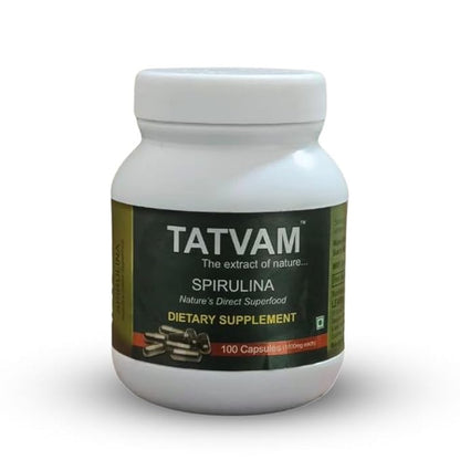 Tatvam Spirulina Capsules - 100 caps