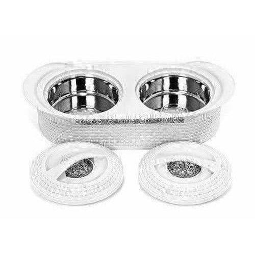 Cello Insulated Wicker Twin Hot Pot