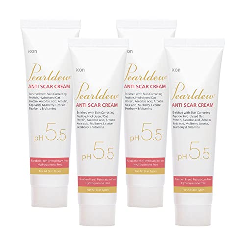 Pearldew Anti Scar Cream - 25 Gms | With Aloe Vera, Carrot, Bearberry | Pack of 4