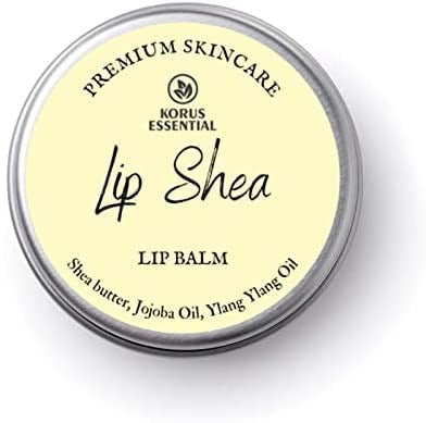 Korus Essential Lip Shea Lip Balm with Shea Butter and Jojoba Oil for Women - 8 gms
