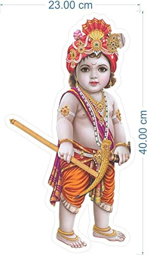 Rangoli Vinyl Religious Wall Sticker