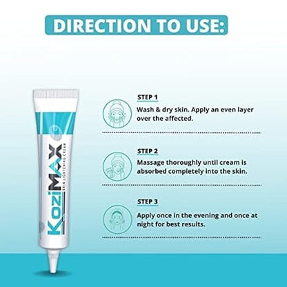 Ethiglo Kozimax Skin Lightening Cream - 15 ml