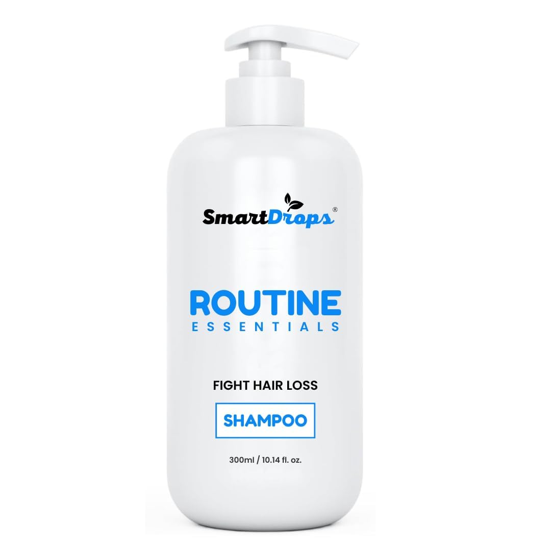 Smartdrops Shampoo for Dull Hair - with Coconut Milk and Vitamins | Deeply Moisturizes Dry & Frizzy Hair | For Silky Smooth Hair | Hair Fall Control Shampoo 300ml