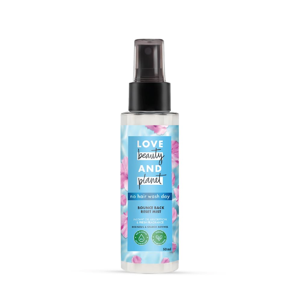Love Beauty and Planet Bounce Back Reset Mist No Alcohol Dry Shampoo