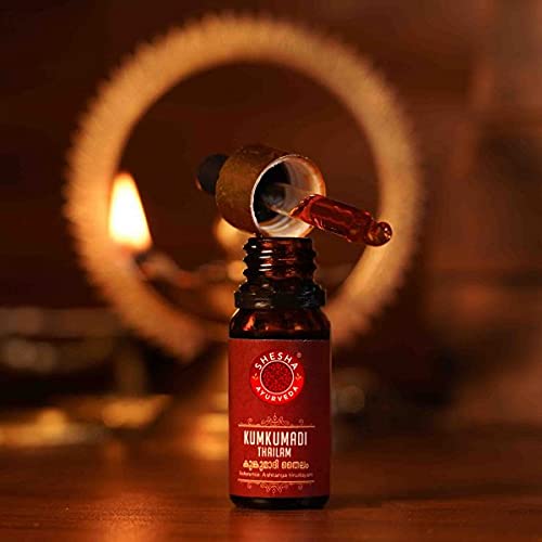 Shesha Naturals Kumkumadi Thailam Ayurvedic Night Serum - 5 ml