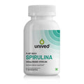 Unived Spirulina for Health & Immunity, only Spirulina & nothing else - 60 Vegan Capsules