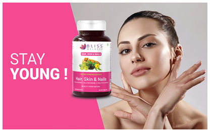 Bliss Welness Hair Skin & Nails Veg Tablet