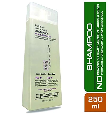 Giovanni Organic Root66 Max Volume Shampoo - 250 ml