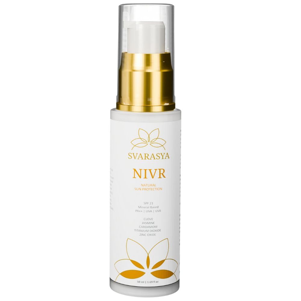 Svarasya Nivr Natural Sunscreen Lotion Cream with SPF 21 PA ++ - 50 ml