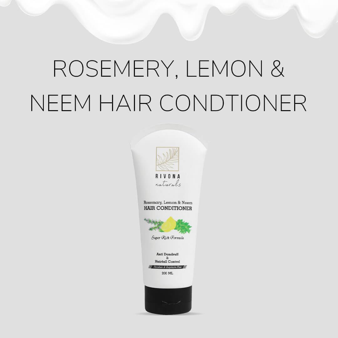 Rivona Naturals Rosemary, Lemon & Neem Hair Conditioner - 200 ml