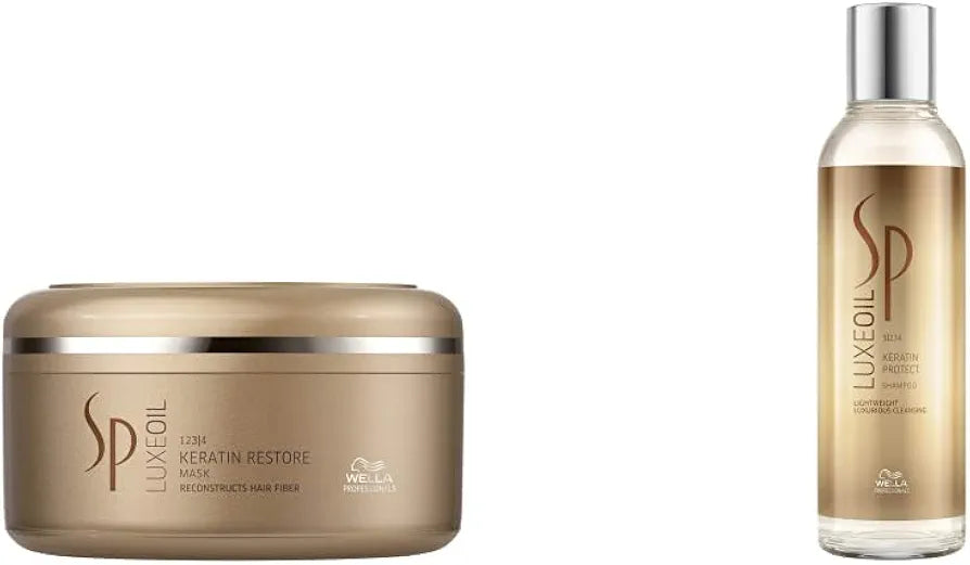 Wella SP LuxeOil Keratin Protect Shampoo And Hair Mask Combo