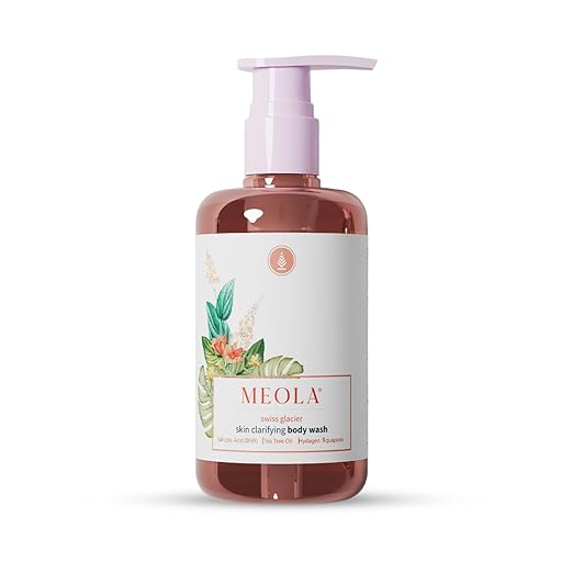 Meola Swiss Glacier Clarifying Body Wash for Men & Women - 200 ml