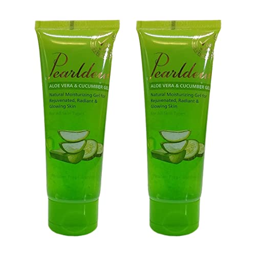Pearldew Natural Aloe Vera & Cucumber Gel - 120 Gms | Pack of 2
