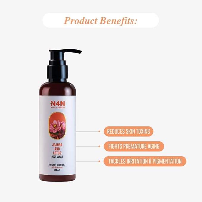 Nature4nature Polished Perfection Body Wash With Lotus and Jojoba - 200 Ml